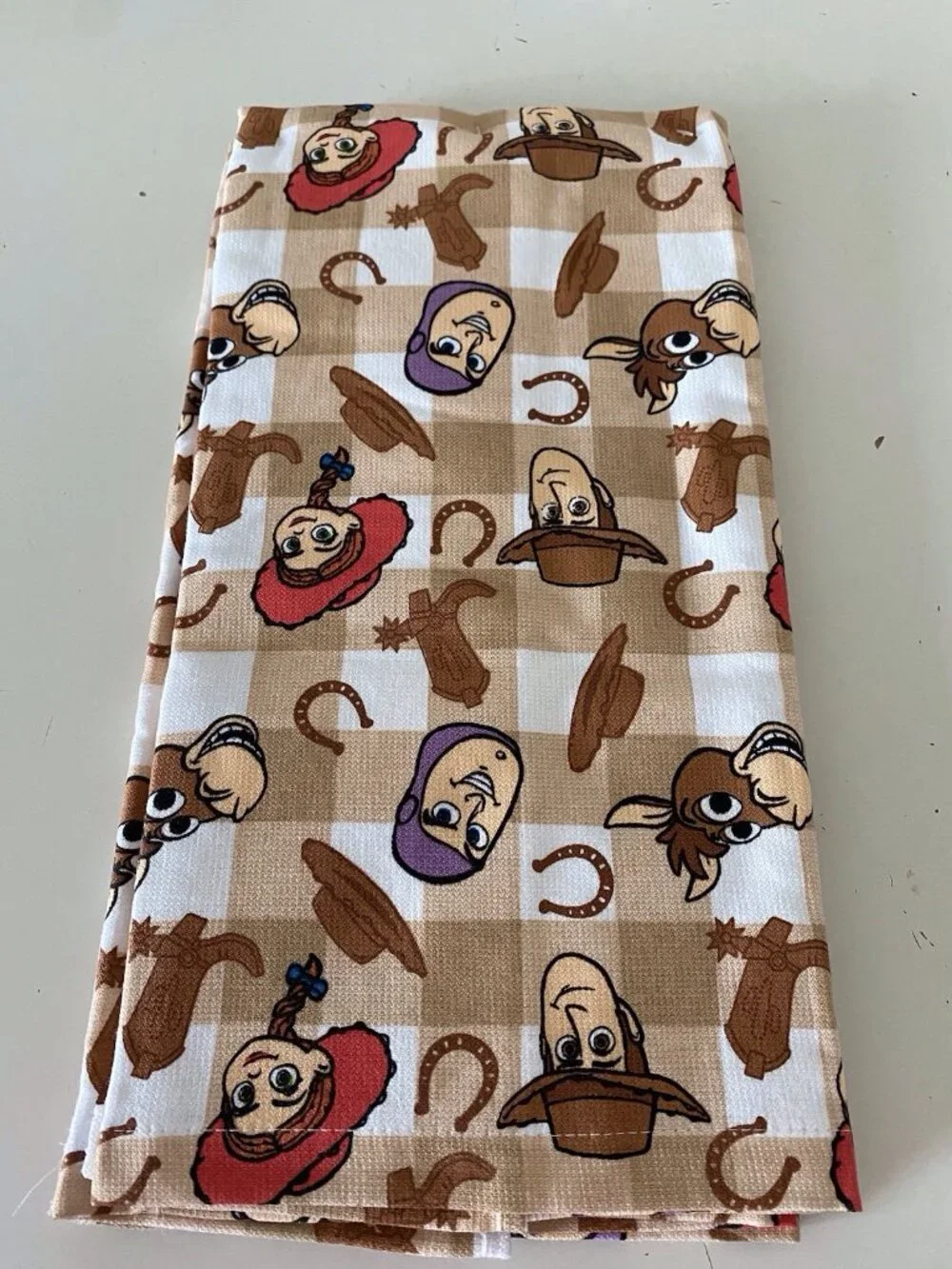 2 Pk PIXAR Toy Story Woody Buzz LightYear Jessie Bullseye Kitchen Towels 18”X28”